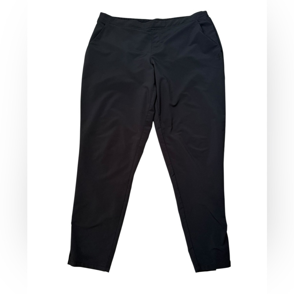 Coolibar Women’s Sz L UPF50+ Black Slim Ankle Pants
Lightweight Notched Cuff